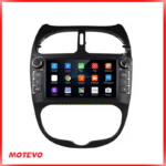 مانیتور اندروید 9 اینچ MOTEVO مخصوص خودرو پژو 206